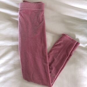 Crewcuts Pink Velvet Legging